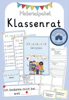 Vorschau - Fördermaterial/Inklusion - Materialpaket Klassenrat (sprachsensibel) #silvesterknaller25 - Deckblatt