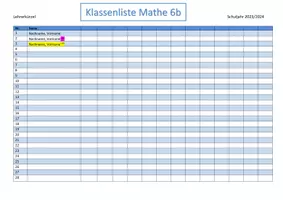 Vorschau - Lehrpläne/Lehrermaterial - Klassen- und Kurslisten - Seite 3