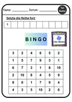 Vorschau - Arbeitsblätter - Malrechnen - Bingo / Malreihen üben - Seite 3