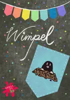 Vorschau - Mal- und Bastelvorlagen - Wimpel zum Klassentier MAULWURF MIT HÜGEL - Ergänzung zu meinen anderen Wimpelketten - Regenbogen - Deckblatt