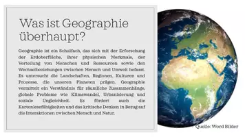 Vorschau - Präsentationen/Tafelbilder - Präsentation Unterrichtsbeginn Organisatorisches Geographie Erdkunde Oberstufe Einstieg - Seite 3