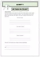 Vorschau - Prüfungsvorbereitung - Projektarbeit - Vorbereitung zur Präsentationsprüfung (Hauptschule) - Seite 1