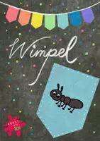 Vorschau - Mal- und Bastelvorlagen - Wimpel zum Klassentier AMEISE - Ergänzung zu meinen anderen Wimpelketten - Regenbogen - Deckblatt