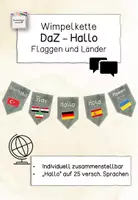 Vorschau - Arbeitsblätter - Materialpaket DaZ Kennelernen Mehrsprachigkeit - Seite 1