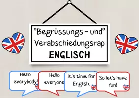 Vorschau - Poster - Begrüssungs- und Verabschiedungsrap Englisch - Seite 1