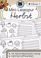 Vorschau - Arbeitsblätter - Mini-Lesespur Herbst | 1. Klasse | differenziert - Deckblatt