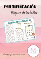 Vista previa - Unidades / Secuencias / Situaciones de Aprendizaje - PLANTILLA APRENDIZAJE TABLAS MULTIPLICAR - Portada