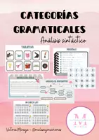 Vista previa - Juegos / Gamificación - CATEGORÍAS GRAMATICALES LENGUA - Portada