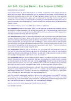 Vorschau - Arbeitsblätter - Corpus Delicti - Arbeitsmaterialien zum Roman von Juli Zeh - Seite 1