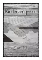 Vorschau - Anderer Materialtyp - Kinderzeugnisse für die Klassen 1-4 - Deckblatt