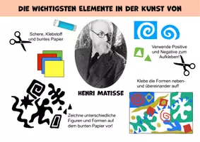 Vorschau - Arbeitsblätter - KUNST: Elemente der Kunst von Henri Matisse - Seite 1