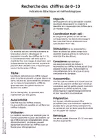 Aperçu - Apprentissages en autonomie - Recherche des chiffres 0-10 - Page 2