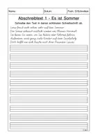 Vorschau - Arbeitsblätter - Abschreibtexte VA (Vereinfachte Ausgangsschrift) - Seite 2