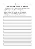 Vorschau - Arbeitsblätter - Abschreibtexte SAS (Schulausgangsschrift) - Seite 2
