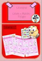 Vorschau - Arbeitsblätter - kostenlos - Lesen - Malen - Folgen - Deckblatt