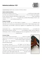 Vorschau - Arbeitsblätter - Weltwirtschaftskrise 1929 - Arbeitsblatt - Deckblatt