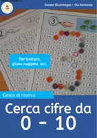 anteprima - Materiale di supporto/inclusione - Giochi di Ricerca per Lettere e Numeri - Pagina di copertina