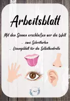 Vorschau - Arbeitsblätter - Arbeitsblatt: Mit den Sinnen erschließen wir die Welt - Deckblatt