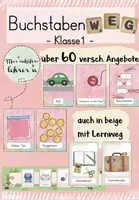 Vorschau - Arbeitsblätter - Materialpaket (Buchstabenweg, Lernwörter) - Deckblatt