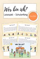 Vorschau - Spiele - Lesespiel: Wer bin ich? I Erster Schultag - Deckblatt