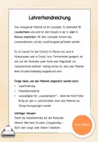 Vorschau - Spiele - Lesespiel: Wer bin ich? I Erster Schultag - Seite 1