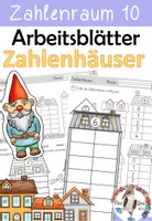 Vorschau - Arbeitsblätter - Zahlenhäuser Komplettpaket - differenziert und inklusive Einführung - Seite 1