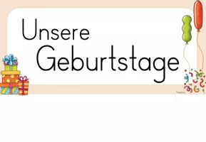 Vorschau - Mal- und Bastelvorlagen - Luftballon Kalender - Geburtstage - Seite 3