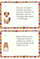 Vorschau - Aufgabenkarten - Abschreibkartei – Tiere | Lateinische Ausgangsschrift · Deutsch Klasse 2/3 - Seite 3