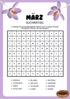 Vorschau - Arbeitsblätter - Suchsel Frühling März April Mai - Seite 1