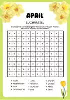 Vorschau - Arbeitsblätter - Suchsel Frühling März April Mai - Seite 2