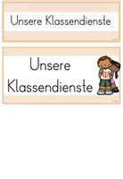 Vorschau - Poster - Klassendienste - Classroom Management - Seite 3