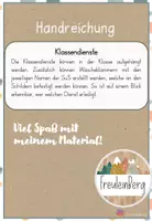 Vorschau - Poster - Klassendienste - Classroom Management - Seite 1