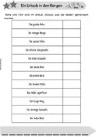 Vorschau - Arbeitsblätter - Lesespur (dreifach differenziert) - Klasse 1 - Deutsch #silvesterknaller23 - Seite 2