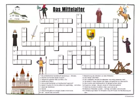 Vorschau - Arbeitsblätter - Das Mittelalter (Kreuzworträtsel) - Seite 1