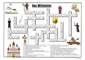 Vorschau - Arbeitsblätter - Das Mittelalter (Kreuzworträtsel) - Seite 2