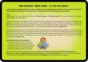 Vorschau - Aufgabenkarten - Climate Change - Is It Five Past Twelve? (Panel Discussion / Role Play / Talkshow / Q1 Q2) - Seite 3