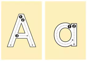 Vorschau - Bildkarten - ABC - Karten zum Nachspuren - Seite 2
