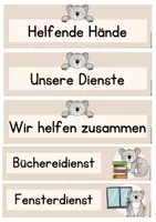 Vorschau - Poster - Klassendienste für Koala Klassen - Seite 2