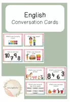 Vorschau - Bildkarten - Conversation Cards für den Englischunterricht - Deckblatt