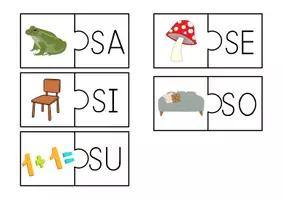 Vista previa - Juegos / Gamificación - Actividad CONCIENCIA SILÁBICA (11) Puzzle silábico - página 2