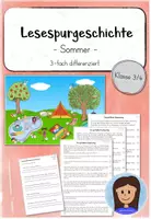 Vorschau - Arbeitsblätter - Lesespuren (Kl. 3/4) (Bundle) - Seite 1