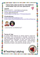 Vorschau - Bildkarten - Grußkärtchen Löwenklasse - DANKE für die schöne Grundschulzeit mit dir! - Seite 3