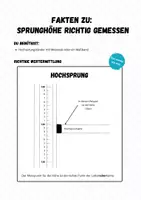 Vorschau - Arbeitsblätter - Leichtathletik ⎮ Hochsprung - Magazin inkl. 9 Arbeitsblätter und Bildkarte Aufbau Hochsprunganlage - Seite 3