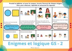 Aperçu - Préparation de séance / Séance complète - 56 Vidéos pour travailler énigmes en autonomie - Page 3