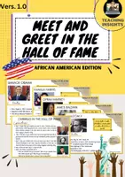 Vorschau - Arbeitsblätter - Meet and greet- African American personalities - Role cards - Deckblatt