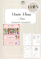 Vorschau - Unterrichtsreihen - Materialpaket: Unsere Klasse (1.Klasse SU) GR+DR - Deckblatt