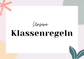 Vorschau - Poster - Klassenregeln - Seite 1