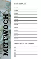 Vorschau - Mal- und Bastelvorlagen - Materialpaket: Tages- / Wochenpläne mit unterschiedlichen Desings - Seite 3