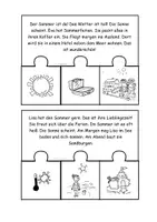 Vorschau - Arbeitsblätter - Materialpaket Sommerferien - Seite 1