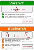 Vorschau - Arbeitsblätter - Sticken - Karten zu verschiedenen Sticktechniken - Deckblatt